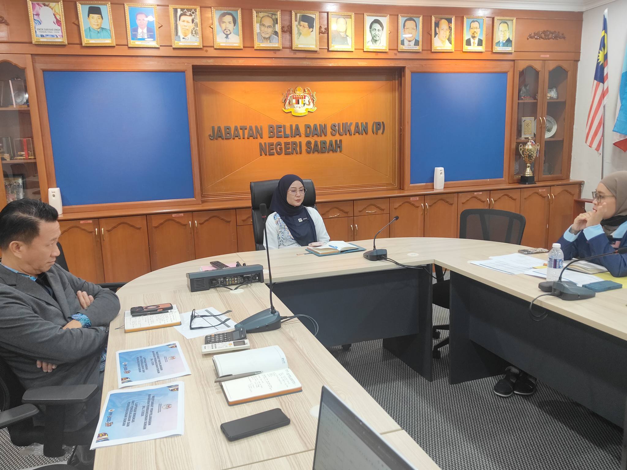 MESYUARAT PENYELARASAN BAHAGIAN PEMBANGUNAN SUKAN, JABATAN BELIA DAN SUKAN (P) NEGERI SABAH BIL.1.2026