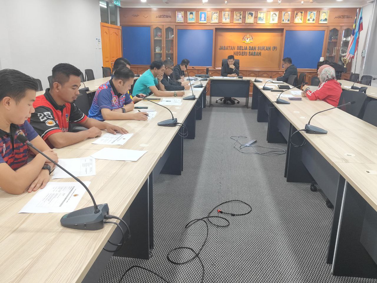MESYUARAT JAWATANKUASA SEMPENA LAWATAN YB MENTERI BELIA DAN SUKAN MALAYSIA KE NEGERI SABAH