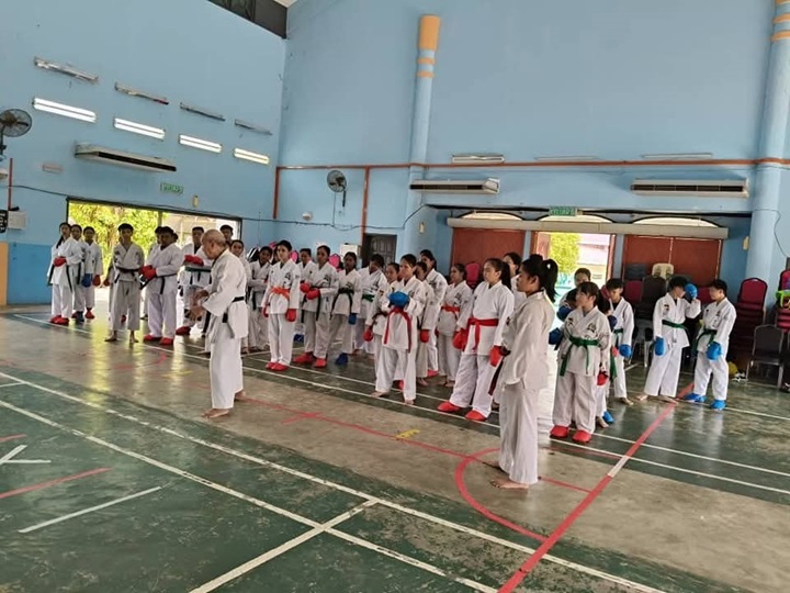 PEMILIHAN UNTUK SUKAN SARAWAK (SUKSAR) SUKAN KARATE BERLANGSUNG DENGAN JAYANYA.