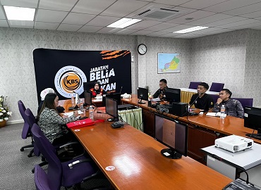 JABATAN BELIA DAN SUKAN NEGERI SARAWAK MENERIMA KUNJUNGAN HORMAT DARIPADA KENYALANG SKILLS CENTER SDN BHD