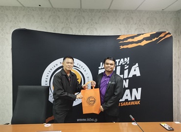 PERTUBUHAN PEMUDA GEMA MALAYSIA NEGERI SARAWAK ADAKAN KUNJUNGAN HORMAT KE JABATAN BELIA DAN SUKAN NEGERI SARAWAK