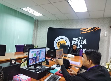 PERTUBUHAN PEMUDA GEMA MALAYSIA NEGERI SARAWAK ADAKAN KUNJUNGAN HORMAT KE JABATAN BELIA DAN SUKAN NEGERI SARAWAK
