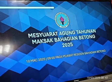 MESYUARAT AGUNG TAHUNAN MAKSAK BAHAGIAN BETONG 2025