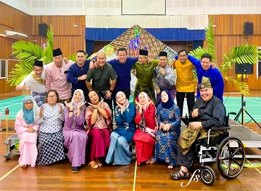 KEMERIAHAN SAMBUTAN MAJLIS RAMAH TAMAH AIDILFITRI ANJURAN KELAB KEBAJIKAN DAN SUKAN JABATAN BELIA DAN SUKAN NEGERI SARAWAK (KEBS)