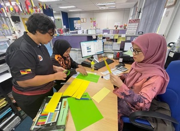 KEMERIAHAN SYAWAL PEJABAT BELIA DAN SUKAN BAHAGIAN BETONG DIHIASI INDAH