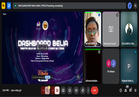 Bengkel pemantauan sistem dashboard belia (merekod program) Bil.1/2025 Peringat Jabatan Belia Dan Sukan Negeri Dan Daerah