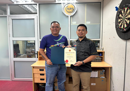 Kelab Belia Sungai Kakus Merangkul Sijil Penarafan Bintang Pertubuhan Belia 