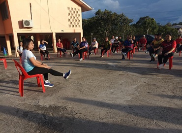 Senaman Warga Emas Aktif Peringkat Bahagian Kapit 2025 Siri 2 di PAWE Song