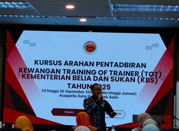 Kursus Arahan Pentadbiran Kewangan Training Of Trainer (APK TOT) KBS Tahun 2025