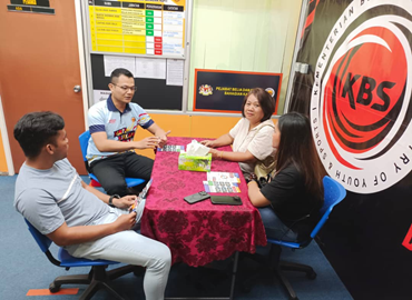 Khidmat Bantu Pendaftaran Badan Sukan: PBSB Kapit Santuni Jawatankuasa Kelab Baharu