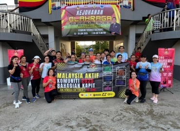 NIGHT RUN SIRI KE-2 PROGRAM MALAYSIA AKTIF @ KOMUNITI PERINGKAT BAHAGIAN KAPIT 2025
