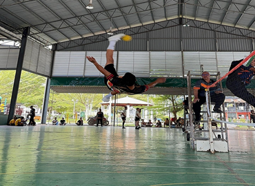 LIGA SUKAN KOMUNITI (LSK) SEPAK TAKRAW MEDAN PERTEMPURAN SEBENAR RAJA LIBAS BAHAGIAN LIMBANG