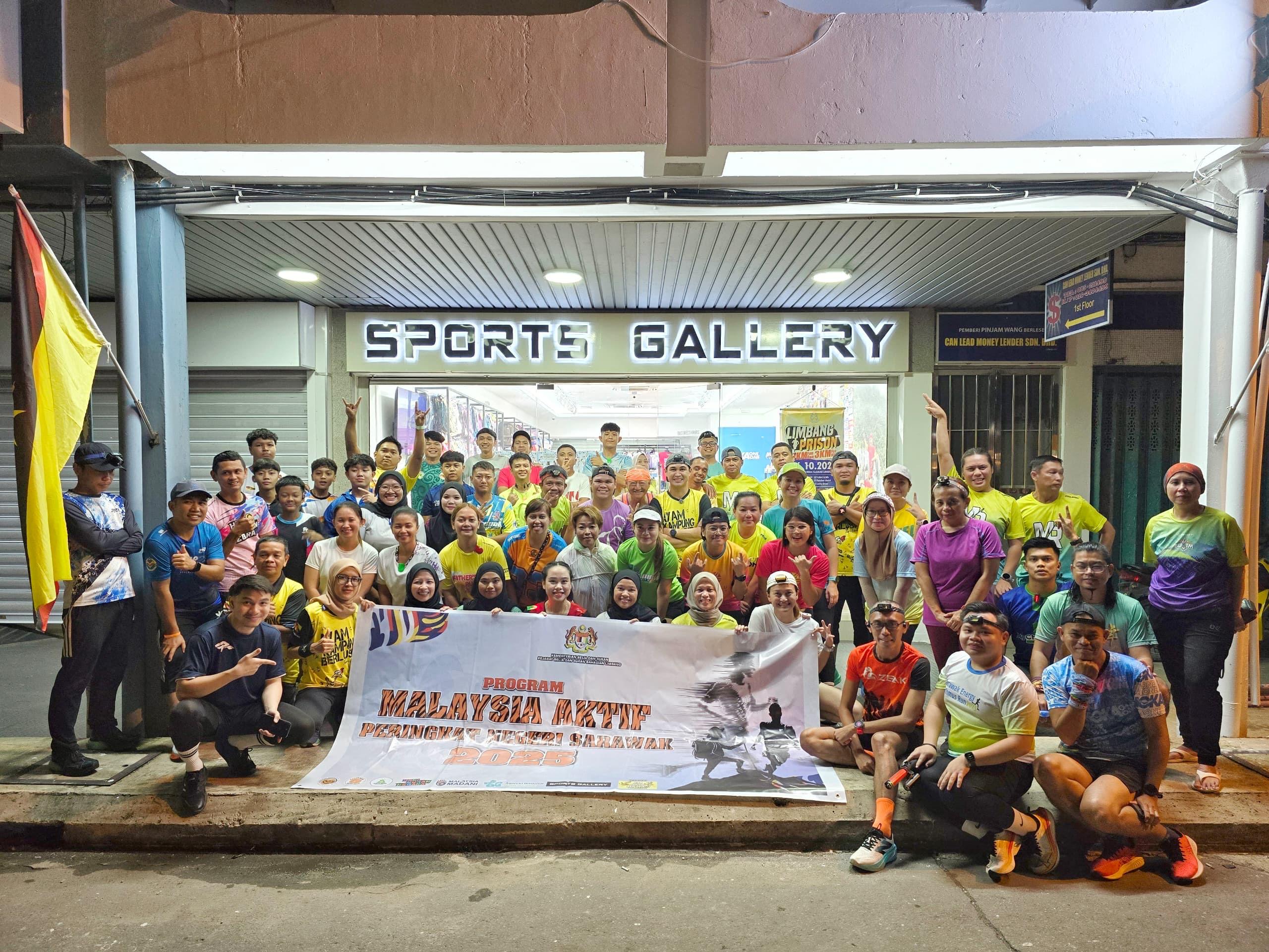 PROGRAM NIGHT RUN SEMPENA MALAYSIA AKTIF PERINGKAT NEGERI SARAWAK 2025.