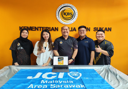 JCI Mengadakan Kunjung Hormat Ke Pejabat Belia Dan Sukan Bahagian Miri