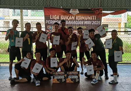24 Pasukan Sepak Takraw Bertarung Sengit Di Liga Sukan Komuniti Bahagian Miri 2025