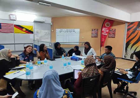 9 PASUKAN  BOLA JARING BERAKSI DALAM LIGA SUKAN KOMUNITI BAHAGIAN MUKAH 2025