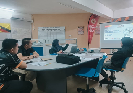 PERBINCANGAN LOKASI PENGANJURAN PROGRAM KEM BELIA