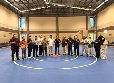 LAWATAN PEMERIKSAAN PENGESAHAN PERMIT OPERASI (OP) DI KOMPLEKS SUKAN KOMUNITI MUKAH 