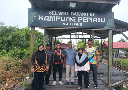 LAWATAN TAPAK PROGRAM DI KAMPUNG PENASU, DARO