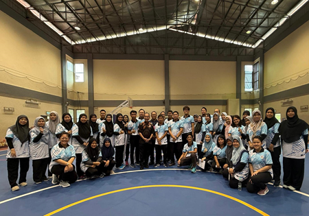 LAWATAN PESURUHJAYA SUKAN MALAYSIA KE KOMPLEKS SUKAN KOMUNITI MUKAH