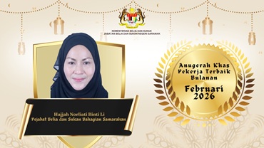 KOMITMEN TINGKAT PRESTASI: WARGA PBSB SAMARAHAN RAI PERHIMPUNAN BULANAN JBSN SARAWAK