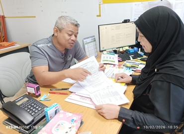 BIMBINGAN AKHIR SKM3 – PEGAWAI BELIA DAN SUKAN SAMARAHAN HADIR KE PBSB BETONG