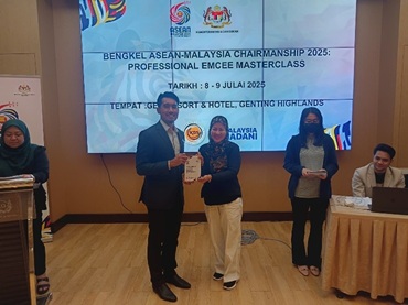 BENGKEL “PROFESSIONAL EMCEE MASTERCLASS” SEMPENA ASEAN - MALAYSIA CHAIRMANSHIP 2025 – KBS