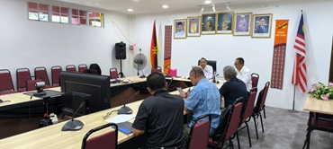 KUNJUNGAN HORMAT KE PEJABAT DAERAH SEBUYAU SEMPENA PROGRAM FIESTA RAKAN MUDA ANJURAN PEJABAT BELIA DAN SUKAN BAHAGIAN SAMARAHAN