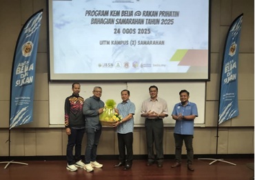PROGRAM KEM BELIA@RAKAN PRIHATIN 2025 PERINGKAT BAHAGIAN SAMARAHAN BERLANGSUNG MERIAH DI UiTM KAMPUS SAMARAHAN 2 
