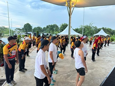 SEMARAK SEMANGAT PENJAWAT AWAM DI INTEGRITI RUN 2025 PERINGKAT NEGERI SARAWAK