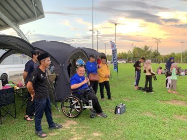 PBSB SARIKEI MENGUNJUNGI PROGRAM BERAMBEH SUNGKEI