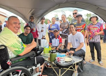 KUNJUNGAN YB TIMBALAN MENTERI BELIA & SUKAN KE TAPAK GLAMPING