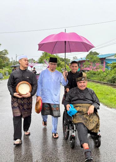 HUJAN TIDAK MEMATAHKAN SEMANGAT TEAM PBS6D SERTAI SAMBUTAN MAULIDUR RASUL PERINGKAT BAHAGIAN SARIKEI 2025