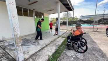 LAWATAN TAPAK KE PROJEK NAIKTARAF GELANGGANG TENNIS MAKSAK SARIKEI