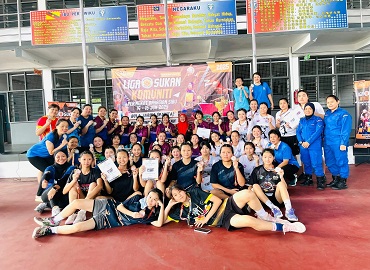 TRAILBLAZERS TEAM JOHAN BAGI PERTANDINGAN BOLA JARING SEMPANA LIGA SUKAN KOMUNITI (LSK) PERINGKAT BAHAGIAN SIBU 2025