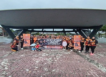 PROGRAM MALAYSIA AKTIF @ KOMUNITI PERINGKAT BAHAGIAN SIBU MERIAH DENGAN PENYERTAAN MASYARAKAT SETEMPAT