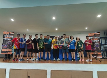 MAZAKA JOHAN BAGI PERTANDINGAN PING PONG BERPASUKAN SEMPENA LIGA SUKAN KOMUNITI (LSK) PERINGKAT BAHAGIAN SIBU 2025