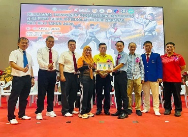 JEMPUTAN KE MAJLIS PERASMIAN KEJOHANAN TAEKWONDO POOMSAE DAN HANMADANG JEMPUTAN SEKOLAH-SEKOLAH NEGERI SARAWAK KALI KE -3 TAHUN 2025