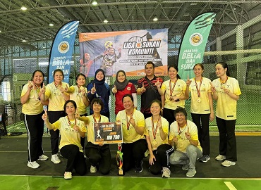 TRAILBLAZERS UNGGULI SUKAN BOLA JARING DI LIGA SUKAN KOMUNITI (LSK) NEGERI SARAWAK