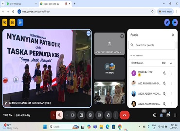 PBSB SIBU MENGHADIRI MAJLIS PERHIMPUNAN MESRA BULANAN KEMENTERIAN BELIA DAN SUKAN BULAN OGOS 2025