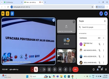 PBSB SIBU MENGHADIRI MAJLIS PERHIMPUNAN MESRA BULANAN KEMENTERIAN BELIA DAN SUKAN BULAN OGOS 2025