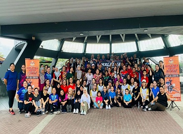 PROGRAM MALAYSIA AKTIF @ KOMUNITI PERINGKAT BAHAGIAN SIBU MERIAH DENGAN PENYERTAAN MASYARAKAT SETEMPAT