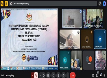 MESYUARAT LAPORAN TABUNG KUMPULAN WANG AMANAH PEMBANGUNAN EKONOMI BELIA (TAKWAPEB)