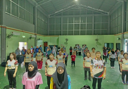 SENAMROBIK SUKAN KOMUNITI PRIBUMI SARAWAK BAHAGIAN SRI AMAN