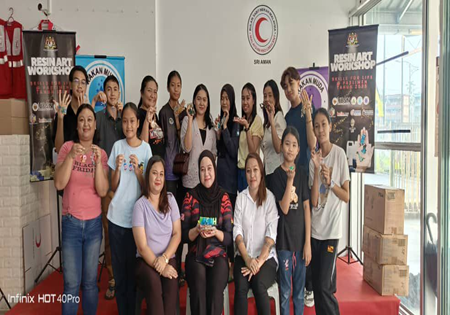 PROGRAM RAKAN MAHIR SKILLS FOR LIFE : KURSUS KRAFTANGAN “RESIN ART WORKSHOP”