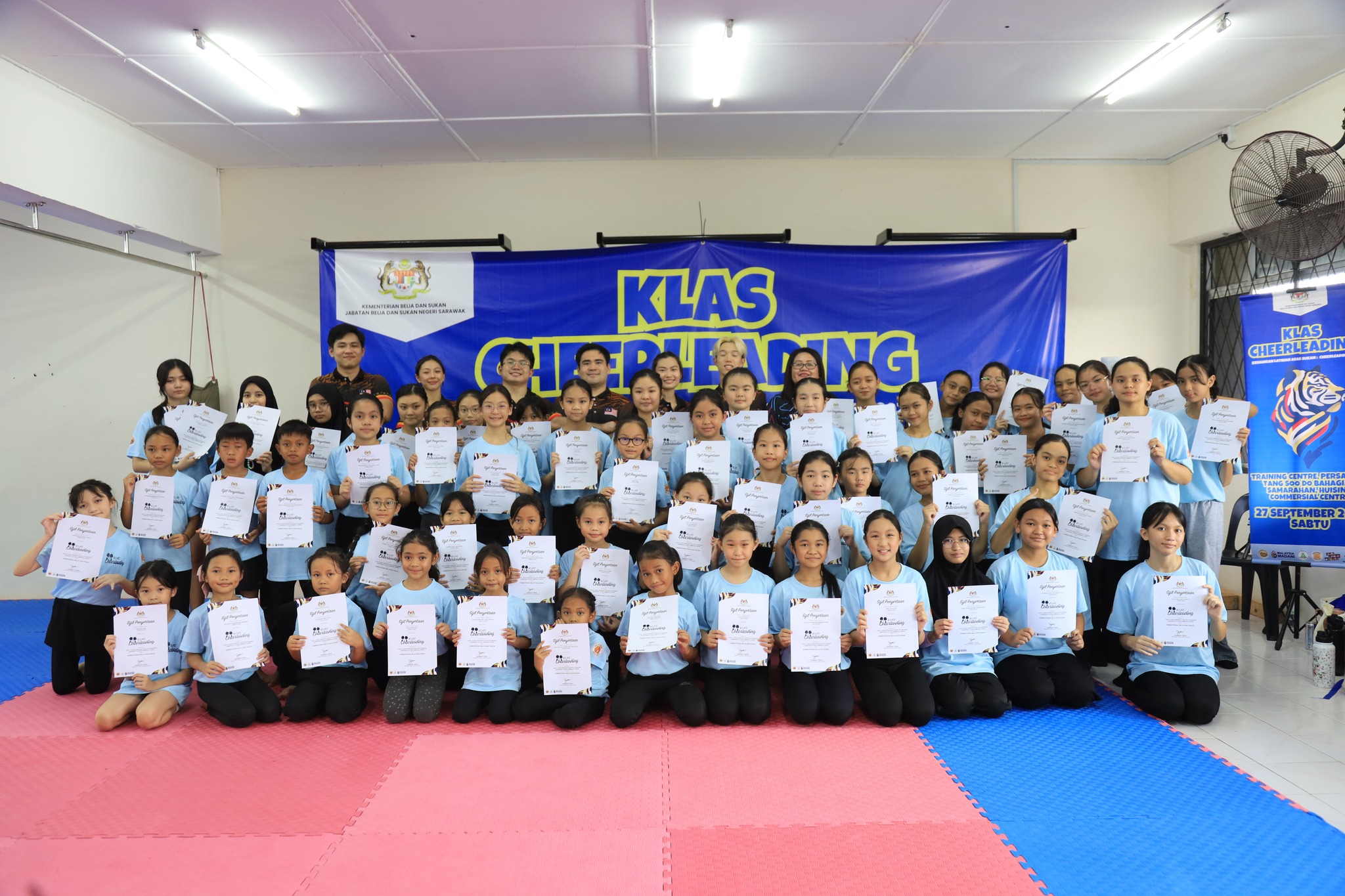 Sarawak Anjur KLAS Cheerleading 2025 Himpun 68 Peserta Muda