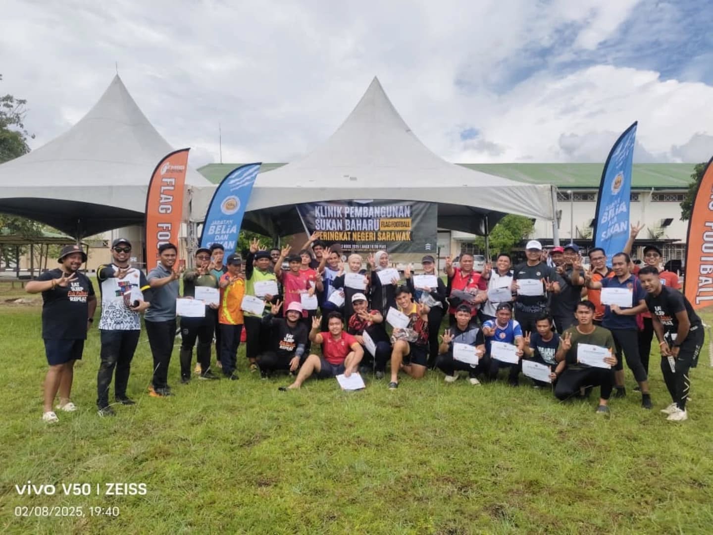 Program Klinik Pembangunan Sukan Baharu Flag Football 2025 Peringkat Negeri Sarawak