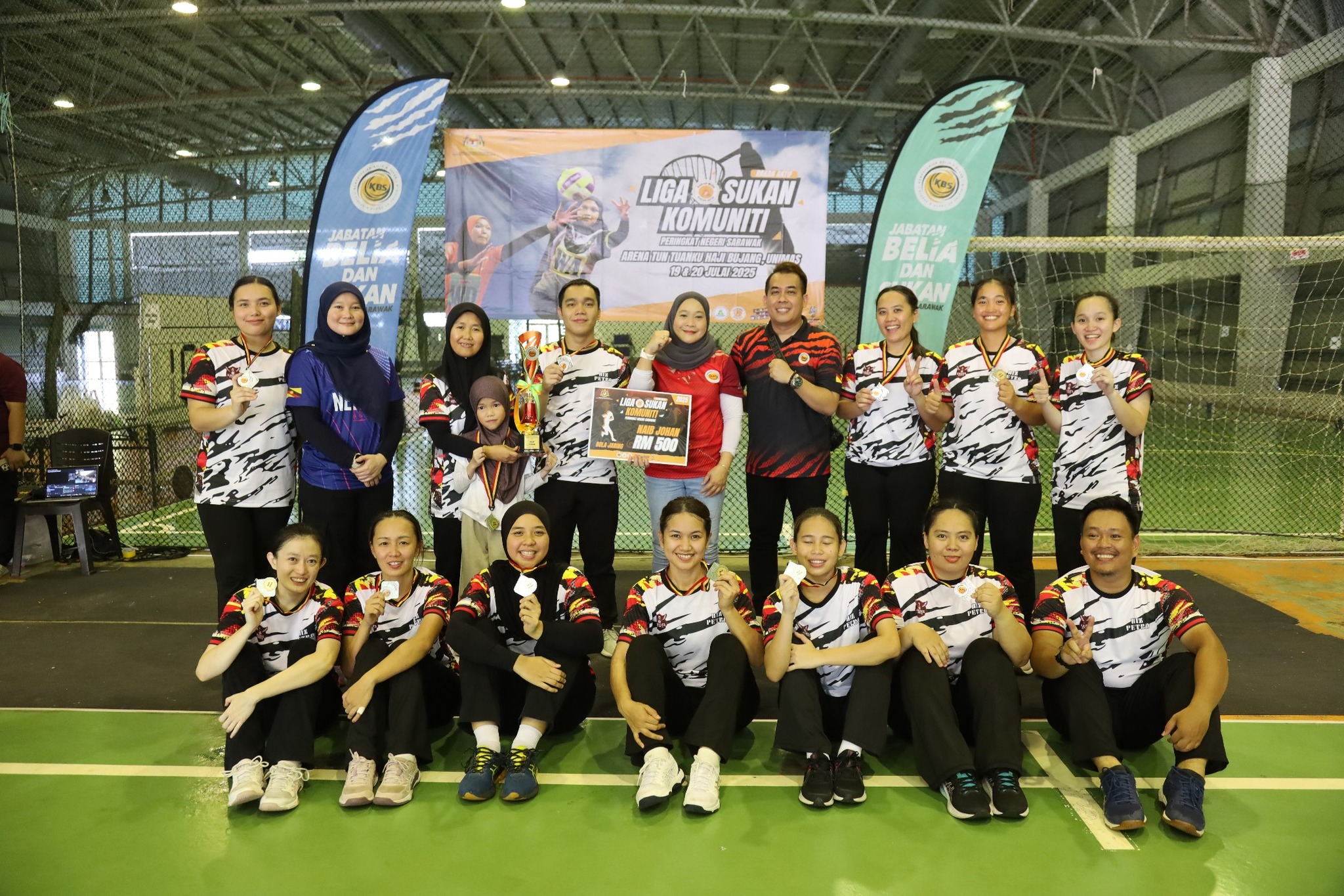 Keputusan Rasmi Kejohanan Liga Sukan Komuniti Peringkat Negeri Sarawak 2025