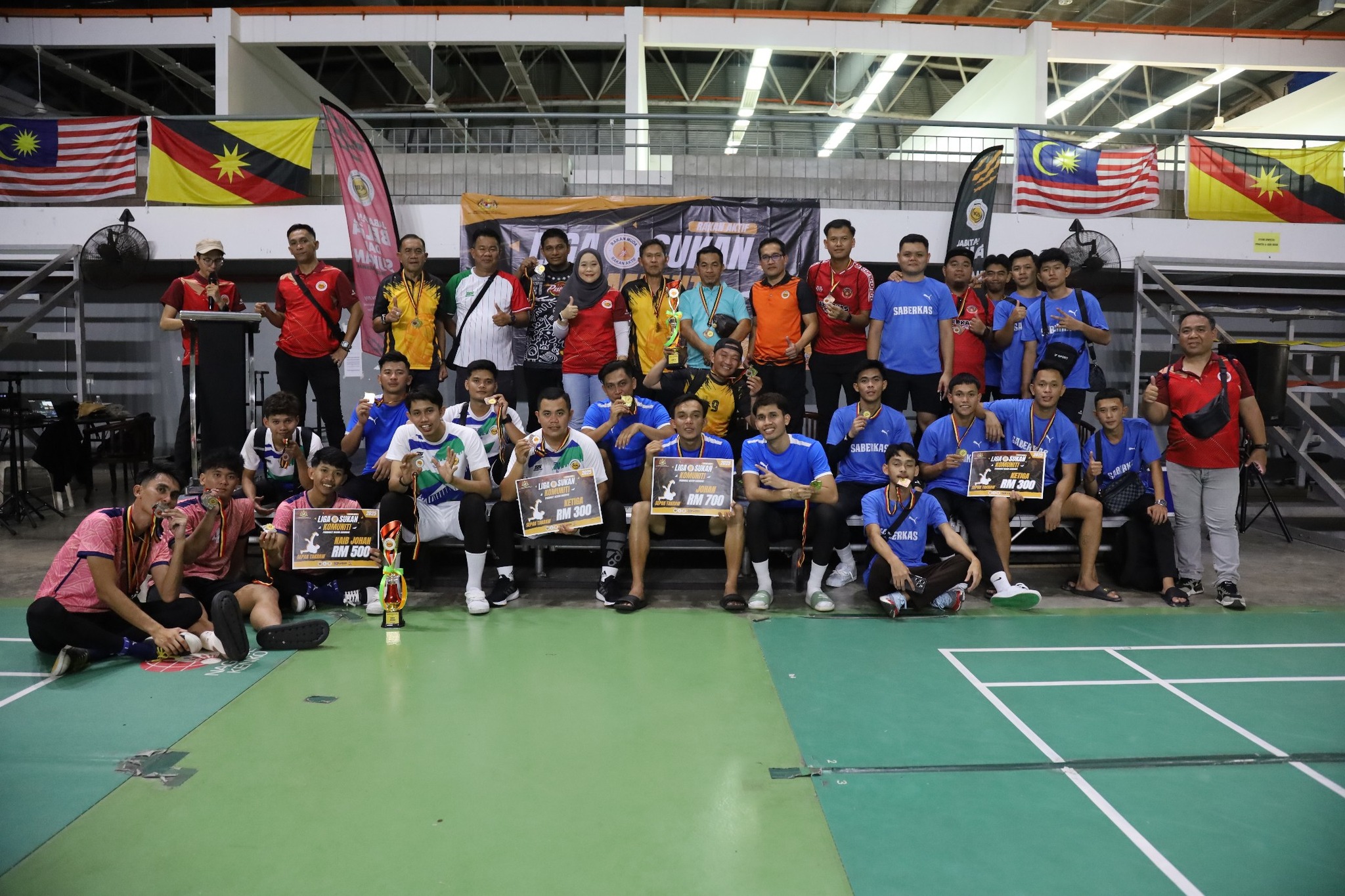 Keputusan Rasmi Kejohanan Liga Sukan Komuniti Peringkat Negeri Sarawak 2025