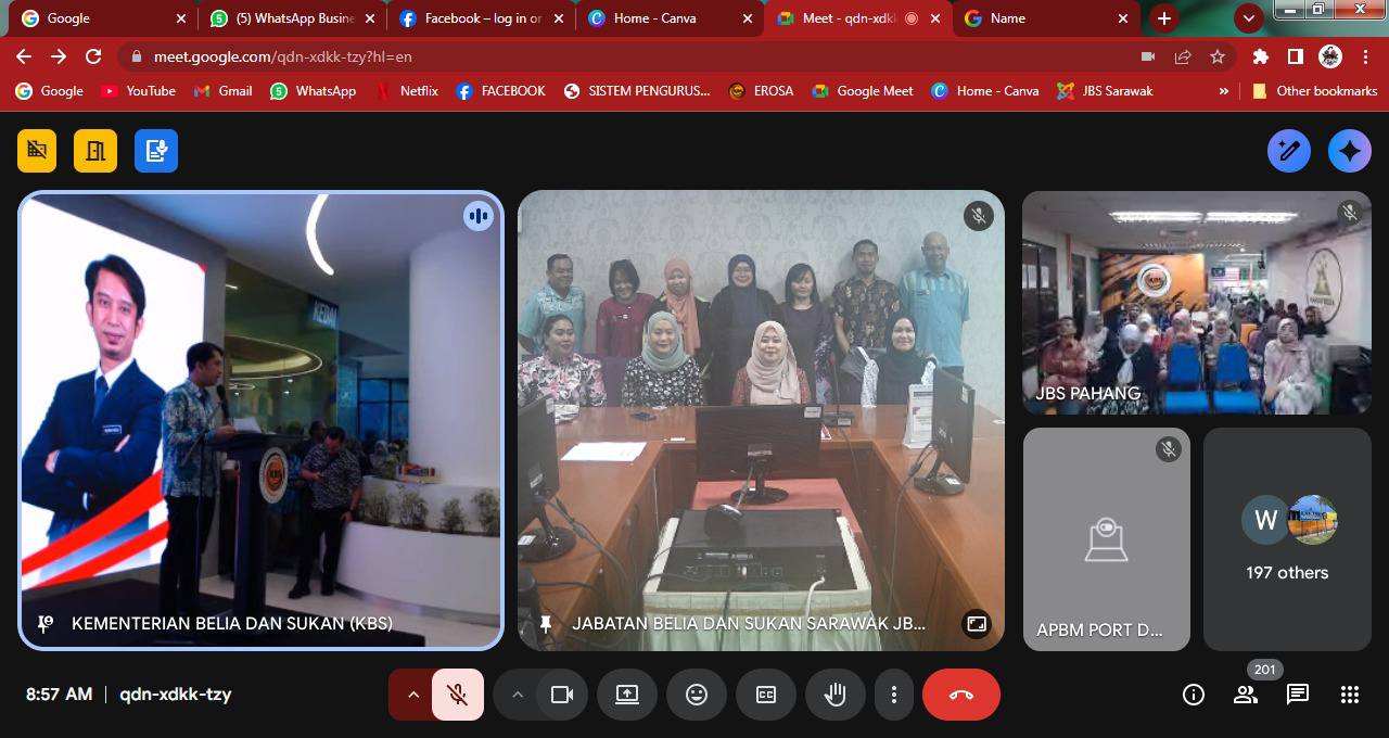 JBSN Sarawak bersama dalam Majlis Perhimpunan Mesra Bulanan KBS Bulan Ogos 2025